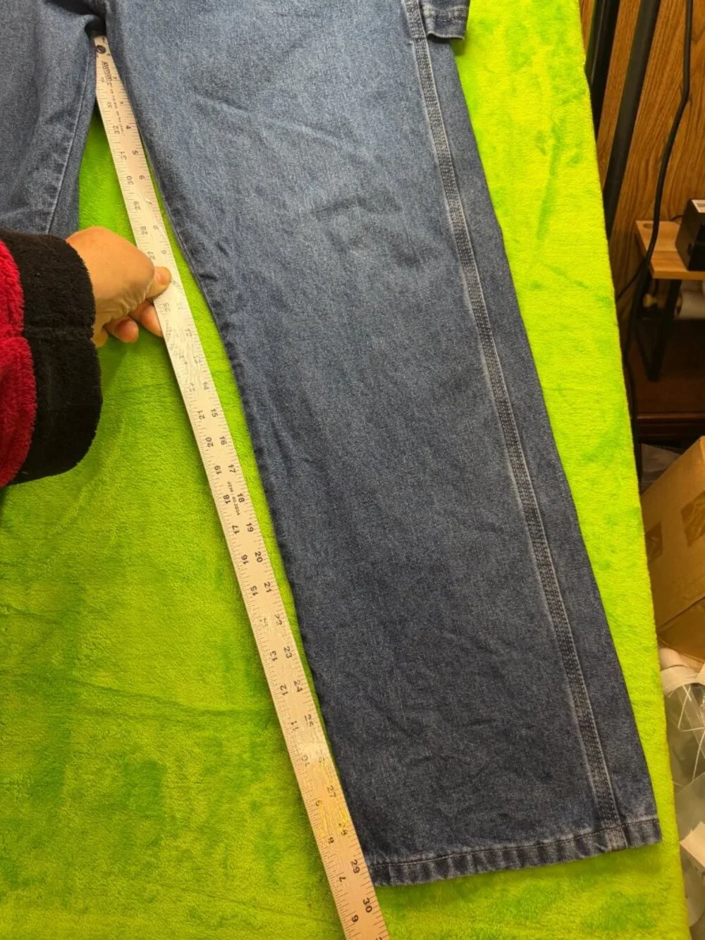 Wrangler Carpenter Jeans Mens Sz 34x34 Riveted Denim Workwear